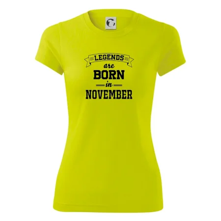 Legends are born in November