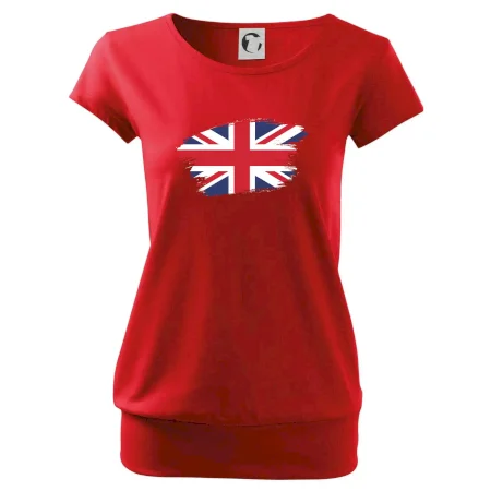 Britská vlajka roztrhaná