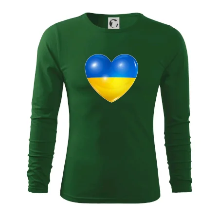 Ukrajina srdce vlajka