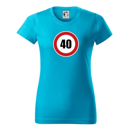 Dopravní značka - omezení rychlosti 40