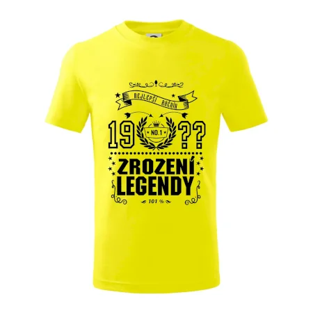 Zrození legendy - pro všechny - vlastní letopočet
