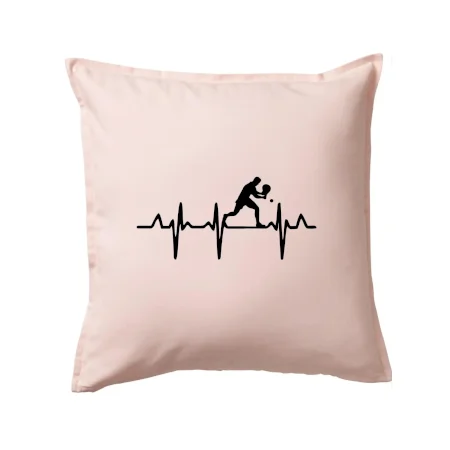 EKG stolní tenista stojící