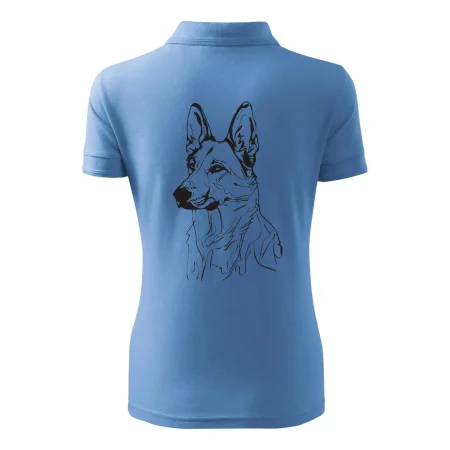 Německý ovčák černá kresba