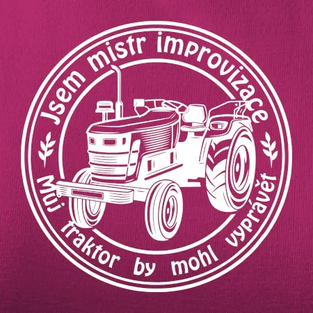 Mistr improvizace starý traktor