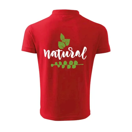 Natural - nápis v listech