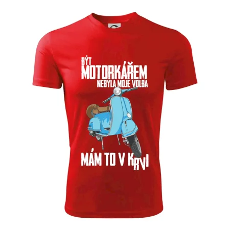 Být motorkářem nebyla moje volba skútr