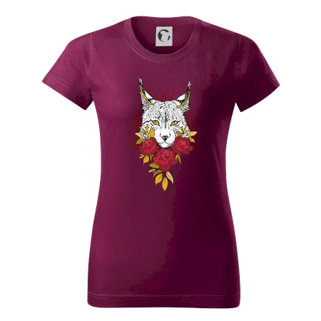 Rys s červenými růžemi  (Pecka design)