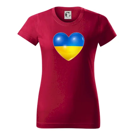 Ukrajina srdce vlajka