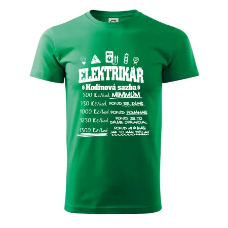 Elektrikář hodinová sazba