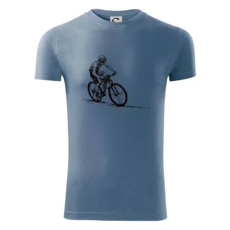 MTB kreslený cyklista