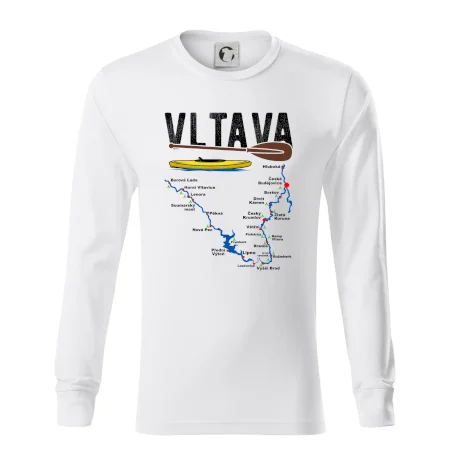 Mapa řeky Vltavy