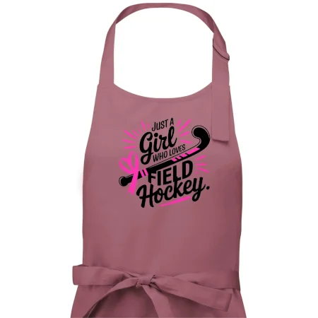Just a girl who loves field hockey černo růžové