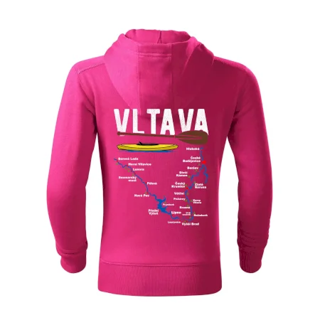 Mapa řeky Vltavy