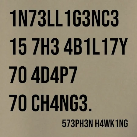 Test inteligence - Stephen Hawking