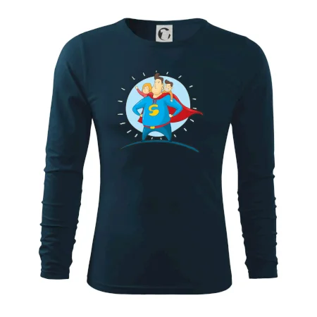 Táta superman - holka a kluk
