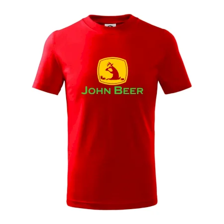 John Beer jelen s pivem