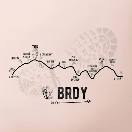 Profil kopců - Brdy