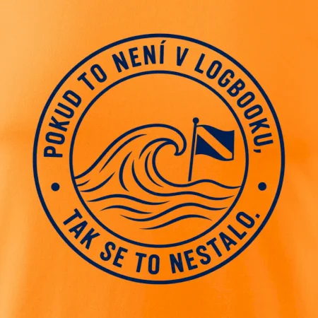 Pokud to není v logbooku kruhové razítko s vlnou a vlajkou