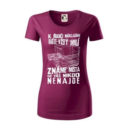K řidiči náklaďáku buďte vždy milý
