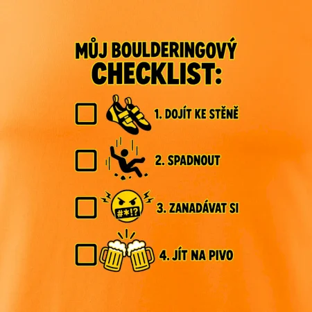 Můj boulderingový checklist