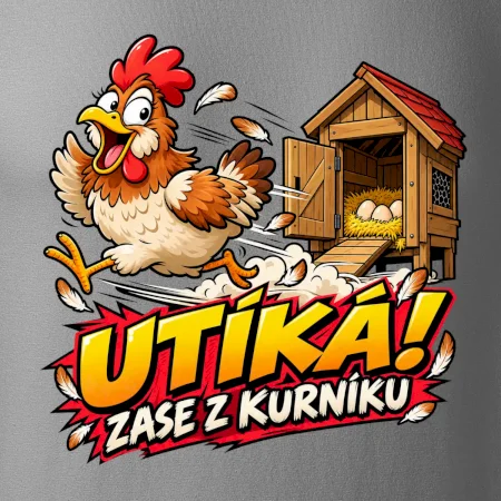 Útěk slepice z kurníku