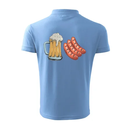Pivo a klobása