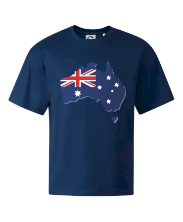 Austrálie - vlajka mapa