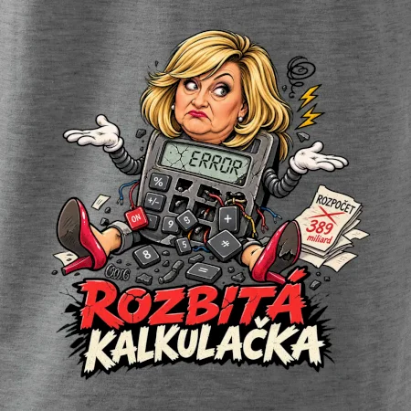 Alenka - rozbitá kalkulačka