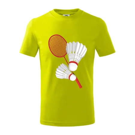 Badminton - pálka a košík