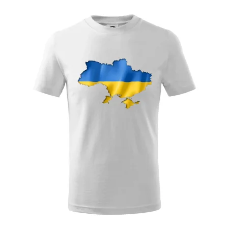 Ukrajina vlajka mapa