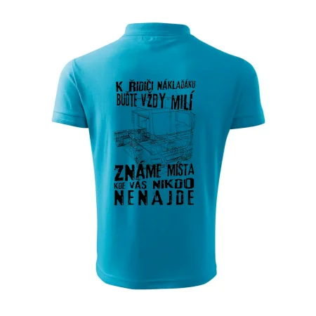 K řidiči náklaďáku buďte vždy milý