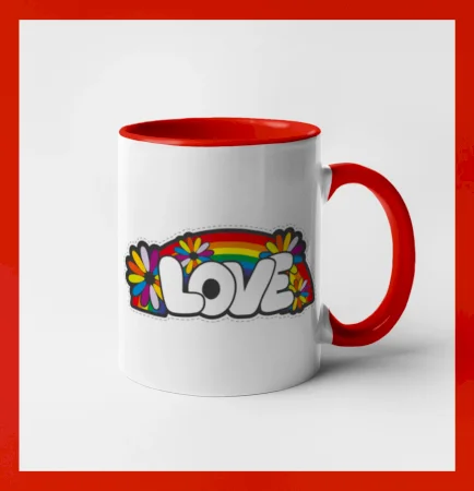 Love s duhou v pozadí