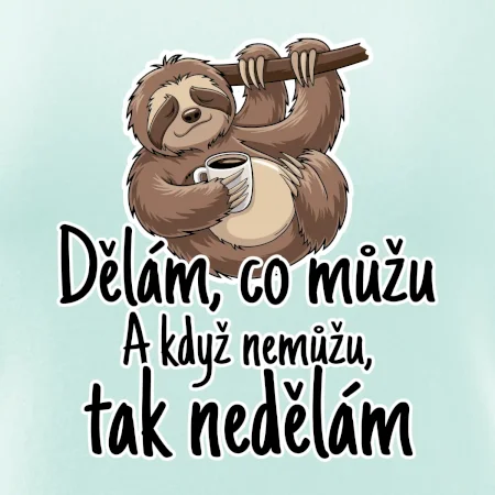 Dělám, co můžu. A když nemůžu, tak nedělám.