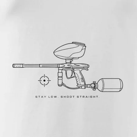 Minimalistický marker stay low shoot straight