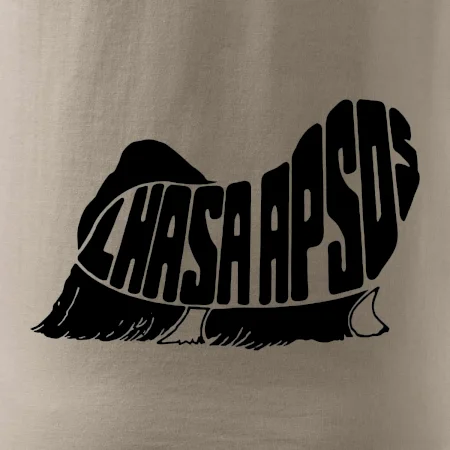 Lhasa Apso nápis v těle