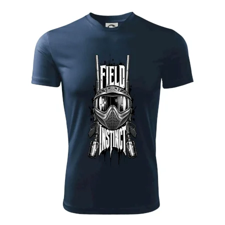 Černobílá maska field instinct paintball
