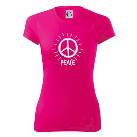 Peace symbol černobílý