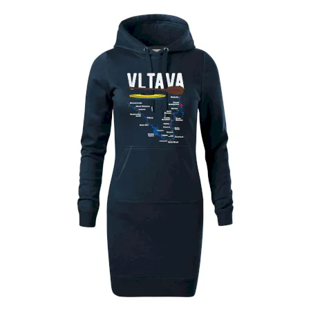 Mapa řeky Vltavy