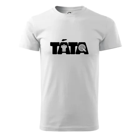 Táta nápis - cyklista