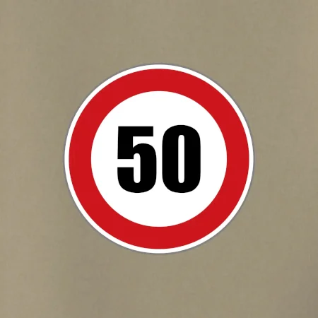 Dopravní značka - omezení rychlosti 50