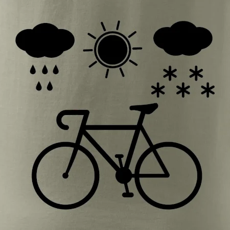 Cyklista za každého počasí