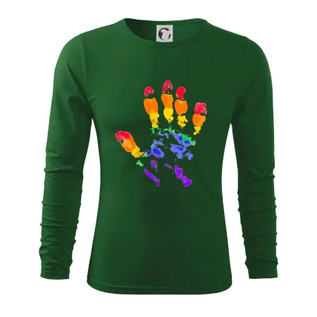 LGBT hand print