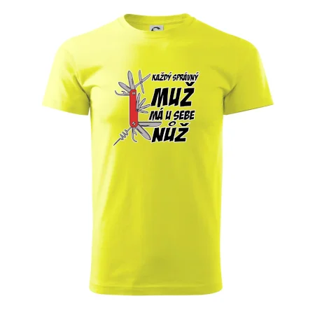 Každý správný muž, má u sebe nůž