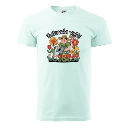 Zahrada volá - zahradník a slunečnice