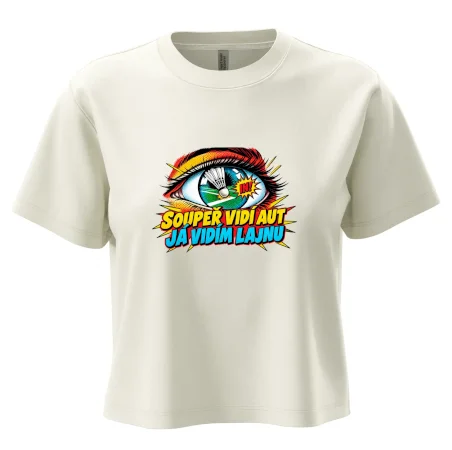 Badminton soupeř vidí aut já lajnu