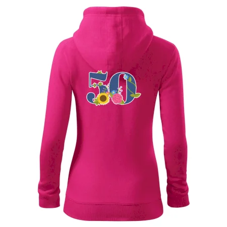 Květinové číslo kreslené - 50