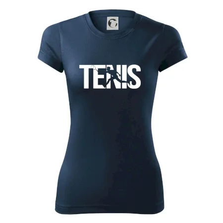 Tenis nápis silueta