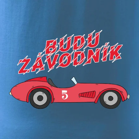 Budu závodník červené staré auto