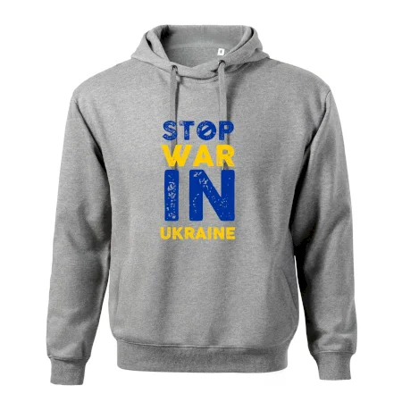Barevný nápis Stop war in ukraine