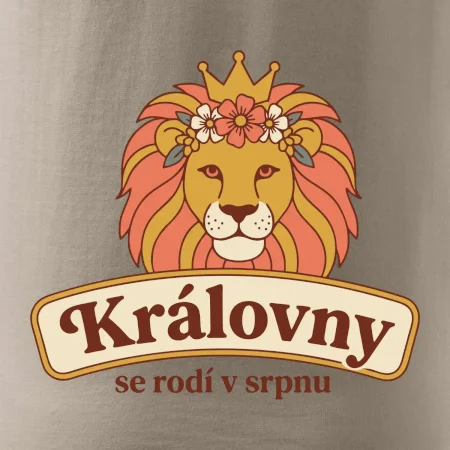 Královny se rodí v srpnu  - barevný lev